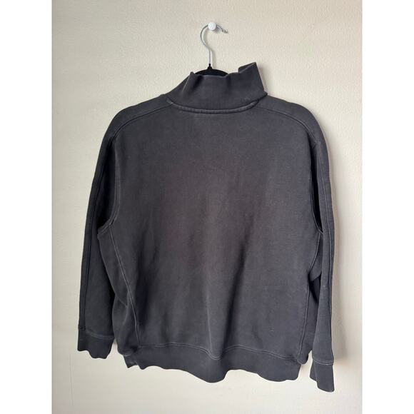 Puma x Maison Kitsune Mens M Black Quarter Zip Sweatshirt Fox Logo Pullover - Picture 6 of 6